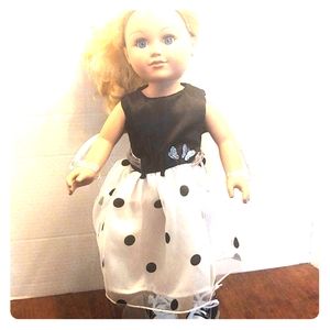 Outfit - Dress and Shoes for 18- inch doll